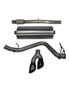 Corsa 14-17 Chevy Silverado 5.3L V8 CC / SB 3in Single Side Exit Touring Cat-Back Exhaust Black Tips buy in USA