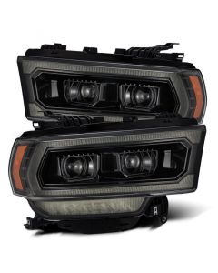 AlphaRex 19-21 Ram 2500 LUXX LED Proj Headlights Plank Style Alpha Blk w/Activ Light/Seq Signal/DRL buy in USA