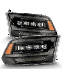 AlphaRex 09-18 Ram 2500 NOVA LED Proj Headlights Plank Style Alpha Blk w/Activ Light/Seq Signal/DRL buy in USA