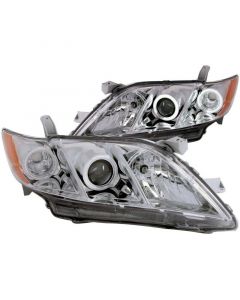 ANZO 2007-2009 Toyota Camry Projector Headlights w/ Halo Chrome buy in USA