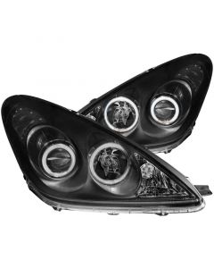 ANZO 2002-2003 Lexus Es300 Projector Headlights w/ Halo Black buy in USA