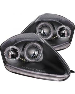 ANZO 2000-2005 Mitsubishi Eclipse Projector Headlights w/ Halo Black buy in USA