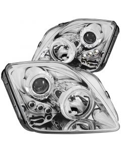 ANZO 1997-2001 Honda Prelude Projector Headlights w/ Halo Chrome w/ LED buy in USA