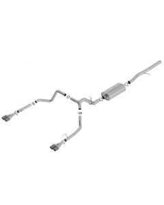 Borla 19 Chevrolet Silverado/GMC Sierra 1500 6.2L SS Touring Catback Exhaust - Carbon Fiber Tips buy in USA