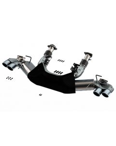 Borla 2020 Chevrolet Corvette C8 6.2L ATAK 3in Exhaust System Dual Round A/C Tips 4inx 4.75in buy in USA