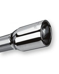 Borla Universal Polished Tip Single Oval Rolled Angle-Cut w/Clamp (inlet 2 1/4in. Outlet 3 5/8 x 2 1 buy in USA