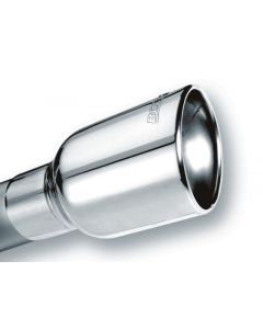 Borla Universal Polished Tip Single Oval Rolled Angle-Cut w/Clamp (inlet 2 1/2in. Outlet 4 1/4 x 3 1 buy in USA