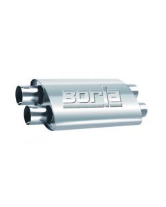 Borla 2.50in Dual In/Out 19in x 9.5in x 4in PRO-XS Muffler buy in USA