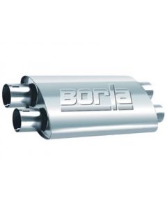 Borla Universal ProXS Muffler - Oval Dual/Dual Inlet/Outlet 2.5in Tubing 19inx4inx9.5in Case buy in USA