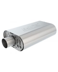 Borla CrateMuffler BBC 396/402/427 ATAK 2.5 inch ID Offset/Center 14in x 4.35in x 9in Oval Muffler buy in USA