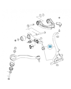 Original Mercedes-Benz Achsschenkel Traggelenk links vorn A2113306420 buy in USA