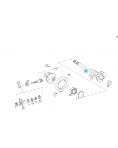 A9063503910 Mercedes-Benz Sprinter 906 Antriebswelle Radlager Achswelle Steckachse buy in USA
