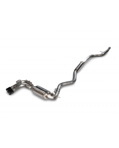 AWE Tuning BMW F3X 28i / 30i Touring Edition Axle-Back Exhaust Single Side - 80mm Black Tips buy in USA