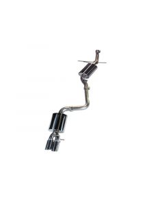 AWE Tuning Audi B8 A5 2.0T Touring Edition Single Outlet Exhaust - Diamond Black Tips buy in USA