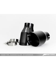 AWE Tuning Audi C7 A7 3.0T Touring Edition Exhaust - Dual Outlet Diamond Black Tips buy in USA