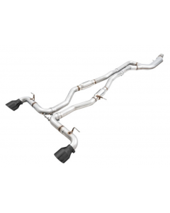 AWE 2020 Toyota Supra A90 Resonated Track Edition Exhaust - 5in Diamond Black Tips buy in USA