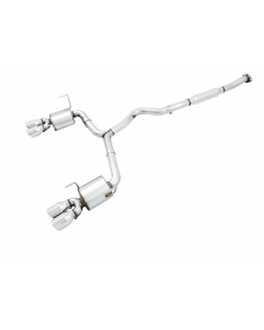 AWE Tuning 2015+ Subaru WRX VA Sedan Touring Edition Exhaust - Chrome Silver Tips (102mm) buy in USA