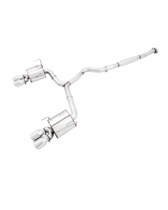 AWE Tuning Subaru STI VA / WRX GV / STI GV Sedan Touring Edition Exhaust - Chrome Silver Tip (102mm) buy in USA