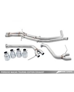 AWE Tuning Porsche Macan Touring Edition Exhaust System - Diamond Black 102mm Tips buy in USA