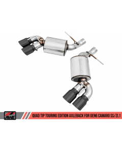 AWE Tuning 16-19 Chevrolet Camaro SS Axle-back Exhaust - Touring Edition (Quad Diamond Black Tips) buy in USA