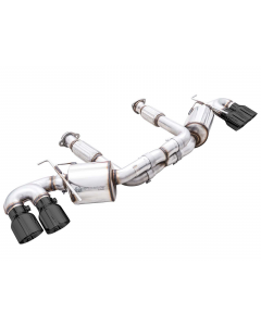 AWE Tuning 2020 Chevrolet Corvette (C8) Touring Edition Exhaust - Quad Diamond Black Tips buy in USA