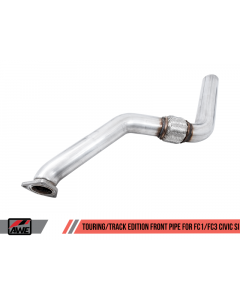 AWE Tuning 2016+ Honda Civic Si Touring Edition Exhaust w/Front Pipe & Triple Chrome Silver Tips buy in USA