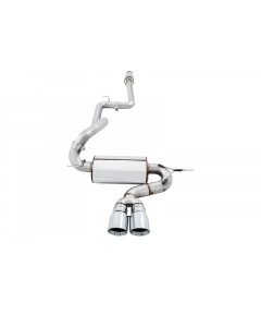 AWE Tuning Ford Focus ST Touring Edition Cat-back Exhaust - Resonated - Chrome Silver Tips buy in USA