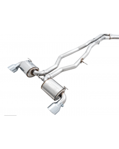 AWE 2020 Toyota Supra A90 Non-Resonated Touring Edition Exhaust - 5in Diamond Black Tips buy in USA