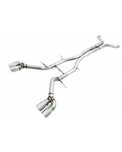 AWE Tuning 16-19 Chevy Camaro SS Non-Res Cat-Back Exhaust - Track Edition (Quad Chrome Silver Tips) buy in USA