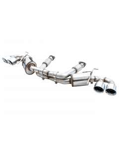 AWE Tuning 2020 Chevrolet Corvette (C8) Track Edition Exhaust - Quad Diamond Black Tips buy in USA