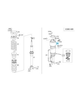 Original Mercedes-Benz Luftfederbein Airmatic E-Klasse 211 4Matic vorne links A2113201938 buy in USA