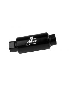 Aeromotive In-Line Fuel Filter 40-M Stainless Mesh Element ORB-10 Port (Bright-Dip Black) 2in. OD buy in USA