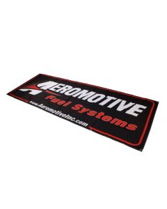 Aeromotive Banner - 32in x 92in (Black/Red) buy in USA