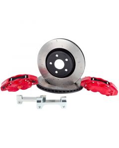 Alcon 2018+ Jeep JL 350x32mm Rotors 6-Piston Red Calipers Front Brake Upgrade Kit buy in USA