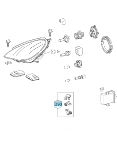 Original Mercedes-Benz Reparatursatz Scheinwerfer links SLK/SLC 171 A1718200514 buy in USA