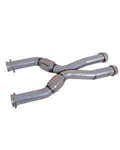 BBK 1986-2004 Mustang Coyote Swap Short Mid X Pipe w Catalytic Converters 3.0 For BBK Long Tube Headers buy in USA