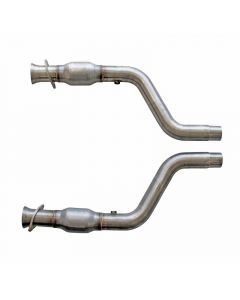 2005-2015 Dodge Challenger Charger Short Mid X Pipe w Catalytic Converters 2-3/4 For LT Headers buy in USA