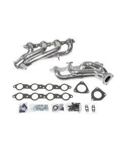 1999-2004 GM Truck SUV 4.8 5.3 Shorty Tuned Length Exhaust Headers - 1-3/4 Silver Ceramic buy in USA