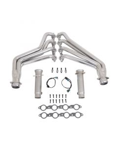 Chevrolet Camaro SS 1-7/8 Long Tube Exhaust Headers With High Flow Cats Polished Silver Ceramic 2010-2015 buy in USA