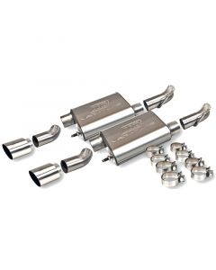 BBK Vari-Tune Axle Back Exhaust Kit 2 Adjustable Performance Mufflers 2-3/4 Pipe 4 in. Tips buy in USA