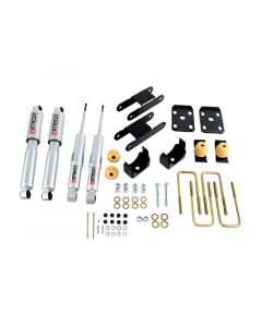 Belltech 2015 GM Colorado/Canyon Ext Cab Short Bed Lowering Kit w/ND II Shocks - 0-3in F/4in R Drop buy in USA