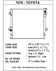 CSF 06-14 Toyota FJ Cruiser 4.0L / 03-09 Toyota 4Runner 4.0L / 2010 Toyota 4Runner 2.7L Radiator buy in USA