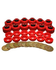 Energy Suspension Body Mount Set - Red buy in USA