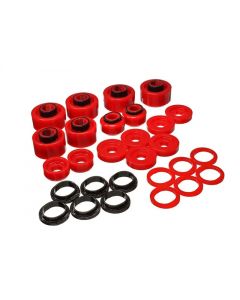 Energy Suspension 99-07 Ford F-250/F-350 SD 2/4WD Crew Cab Body Mount Set - Red buy in USA