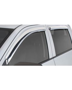 Stampede 2001-2003 Ford F-150 Crew Cab Pickup Tape-Onz Sidewind Deflector 4pc - Chrome buy in USA