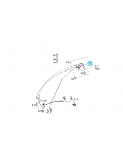 A20786046858R93 Mercedes-Benz Sicherheitsgurt hinten rechts buy in USA
