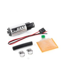 DeatschWerks 340lph DW300C Compact Fuel Pump w/ Universal Install Kit (w/o Mounting Clips) buy in USA