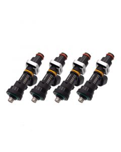 BLOX Racing Eco-Fi Street Injectors 1300cc/min w/1/2in Adapter Honda B/D/H Series (Set of 4) buy in USA