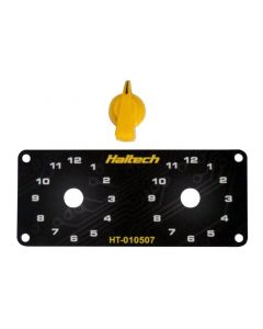 Haltech Dual Switch Panel Kit w/Yellow Knob buy in USA