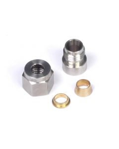 Haltech 1/4in Stainless Steel Weld-On Kit (Incl Nut & Ferrule) buy in USA